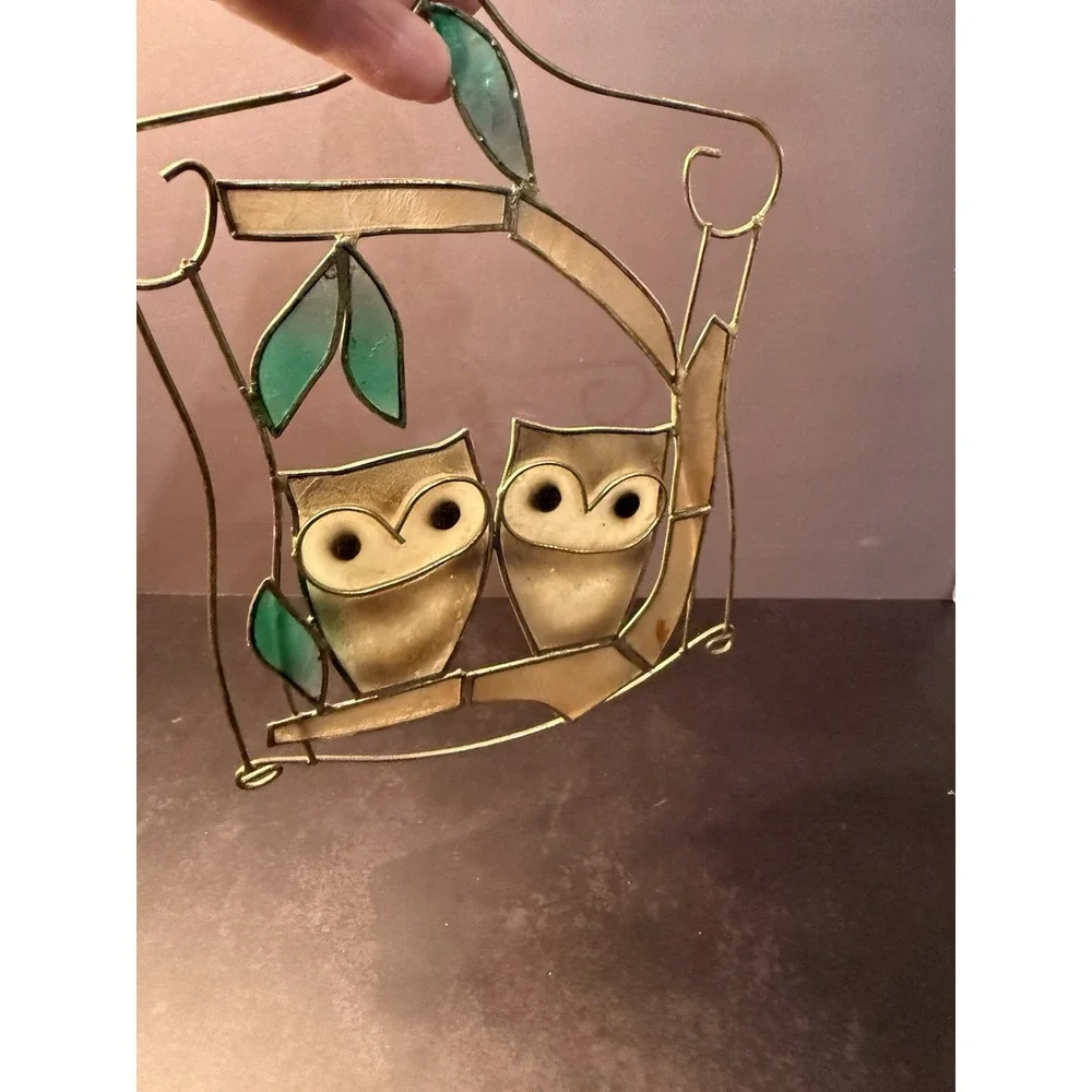 Vintage Owl‎ Suncatcher